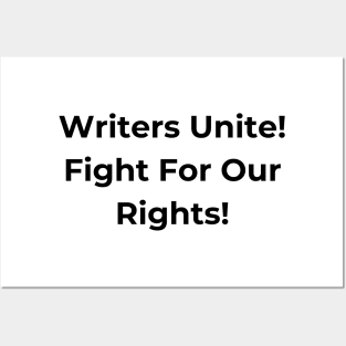 Writers Strike Posters and Art